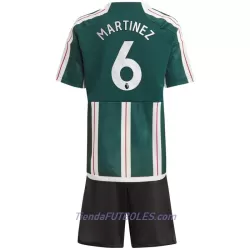 Conjunto Manchester United Martinez 6 Niño Segunda 23/24