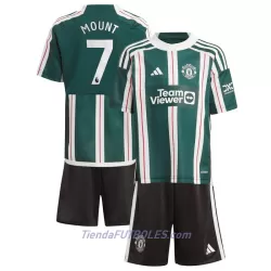 Conjunto Manchester United Mount 7 Niño Segunda 23/24 Conjunto Manchester United Mount 7 Niño Segunda 23/24