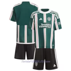 Conjunto Manchester United Niño Segunda 23/24 Conjunto Manchester United Niño Segunda 23/24
