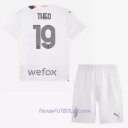 Conjunto AC Milan Theo 19 Niño Segunda 23/24 Conjunto AC Milan Theo 19 Niño Segunda 23/24