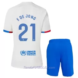 Conjunto FC Barcelona Frenkie de Jong 21 Niño Segunda 23/24 Conjunto FC Barcelona Frenkie de Jong 21 Niño Segunda 23/24