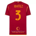 Camiseta AS Roma Ibanez 3 Hombre Primera 23/24