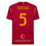 Camiseta AS Roma Ndicka 5 Hombre Primera 23/24