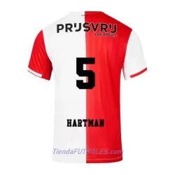 Camiseta Feyenoord Rotterdam Hartman 5 Hombre Primera 23/24
