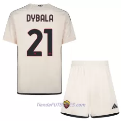 Conjunto AS Roma Dybala 21 Niño Segunda 23/24 Conjunto AS Roma Dybala 21 Niño Segunda 23/24