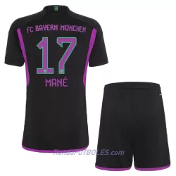 Conjunto FC Bayern de Múnich Mane 17 Niño Segunda 23/24 Conjunto FC Bayern de Múnich Mane 17 Niño Segunda 23/24