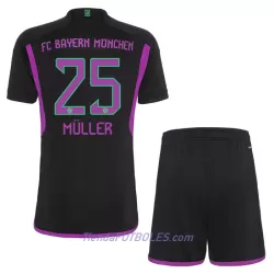 Conjunto FC Bayern de Múnich Müller 25 Niño Segunda 23/24 Conjunto FC Bayern de Múnich Müller 25 Niño Segunda 23/24