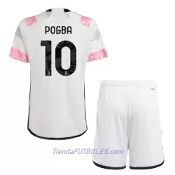 Conjunto Juventus Pogba 10 Niño Segunda 23/24 Conjunto Juventus Pogba 10 Niño Segunda 23/24