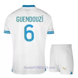 Conjunto Olympique De Marseille Guendouzi 6 Niño Primera 23/24 Conjunto Olympique De Marseille Guendouzi 6 Niño Primera 23/24
