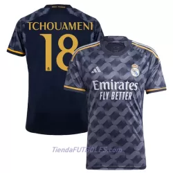 Camiseta Real Madrid Tchouameni 18 Hombre Segunda 23/24 Camiseta Real Madrid Tchouameni 18 Hombre Segunda 23/24