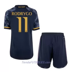 Conjunto Real Madrid Rodrygo 11 Niño Segunda 23/24 Conjunto Real Madrid Rodrygo 11 Niño Segunda 23/24