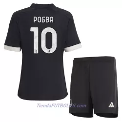 Conjunto Juventus Pogba 10 Niño Tercera 23/24 Conjunto Juventus Pogba 10 Niño Tercera 23/24