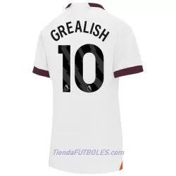 Camiseta Manchester City Grealish 10 Mujer Segunda 23/24