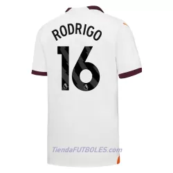 Camiseta Manchester City Rodrigo 16 Hombre Segunda 23/24 Camiseta Manchester City Rodrigo 16 Hombre Segunda 23/24