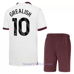 Conjunto Manchester City Grealish 10 Niño Segunda 23/24 Conjunto Manchester City Grealish 10 Niño Segunda 23/24
