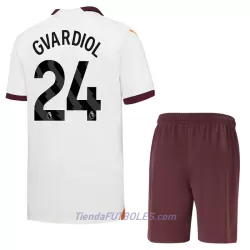 Conjunto Manchester City Gvardiol 24 Niño Segunda 23/24 Conjunto Manchester City Gvardiol 24 Niño Segunda 23/24