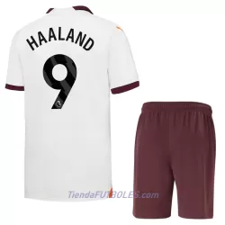 Conjunto Manchester City Haaland 9 Niño Segunda 23/24 Conjunto Manchester City Haaland 9 Niño Segunda 23/24