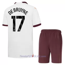 Conjunto Manchester City Kevin De Bruyne 17 Niño Segunda 23/24 Conjunto Manchester City Kevin De Bruyne 17 Niño Segunda 23/24