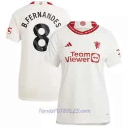 Camiseta Manchester United Bruno Fernandes 8 Mujer Tercera 23/24 Camiseta Manchester United Bruno Fernandes 8 Mujer Tercera 23/24