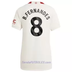 Camiseta Manchester United Bruno Fernandes 8 Mujer Tercera 23/24