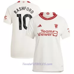Camiseta Manchester United Rashford 10 Mujer Tercera 23/24 Camiseta Manchester United Rashford 10 Mujer Tercera 23/24
