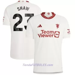 Camiseta Manchester United Shaw 23 Hombre Tercera 23/24 Camiseta Manchester United Shaw 23 Hombre Tercera 23/24