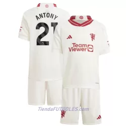 Conjunto Manchester United Antony 21 Niño Tercera 23/24 Conjunto Manchester United Antony 21 Niño Tercera 23/24
