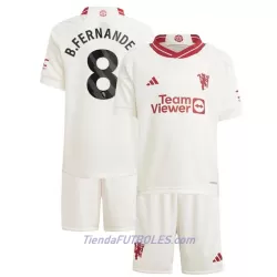 Conjunto Manchester United Bruno Fernandes 8 Niño Tercera 23/24 Conjunto Manchester United Bruno Fernandes 8 Niño Tercera 23/24