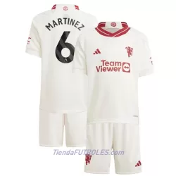Conjunto Manchester United Martinez 6 Niño Tercera 23/24 Conjunto Manchester United Martinez 6 Niño Tercera 23/24
