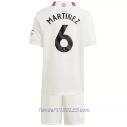 Conjunto Manchester United Martinez 6 Niño Tercera 23/24