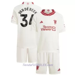 Conjunto Manchester United Van De Beek 34 Niño Tercera 23/24 Conjunto Manchester United Van De Beek 34 Niño Tercera 23/24