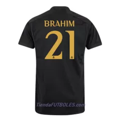 Camiseta Real Madrid Brahim 21 Hombre Tercera 23/24 Camiseta Real Madrid Brahim 21 Hombre Tercera 23/24