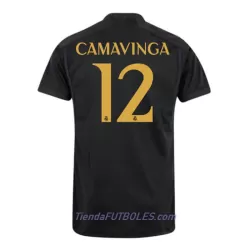 Camiseta Real Madrid Camavinga 12 Hombre Tercera 23/24 Camiseta Real Madrid Camavinga 12 Hombre Tercera 23/24