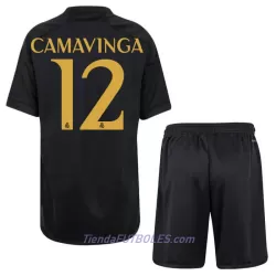 Conjunto Real Madrid Camavinga 12 Niño Tercera 23/24 Conjunto Real Madrid Camavinga 12 Niño Tercera 23/24