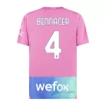 Camiseta AC Milan Bennacer 4 Hombre Tercera 23/24
