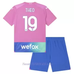 Conjunto AC Milan Theo 19 Niño Tercera 23/24 Conjunto AC Milan Theo 19 Niño Tercera 23/24