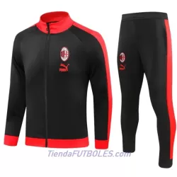 AC Milan Conjunto De Chaqueta De Entrenamiento Hombre 23/24 Negra AC Milan Conjunto De Chaqueta De Entrenamiento Hombre 23/24 Negra