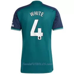 Camiseta Arsenal White 4 Hombre Tercera 23/24