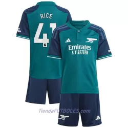 Conjunto Arsenal Rice 41 Niño Tercera 23/24 Conjunto Arsenal Rice 41 Niño Tercera 23/24