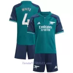 Conjunto Arsenal White 4 Niño Tercera 23/24