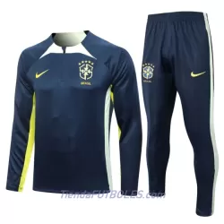 Brasil Chándal De Entrenamiento Hombre Cremallera Cuarto 23/24 Azul Brasil Chándal De Entrenamiento Hombre Cremallera Cuarto 23/24 Azul