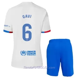 Conjunto FC Barcelona Gavi 6 Niño Segunda 23/24 Conjunto FC Barcelona Gavi 6 Niño Segunda 23/24