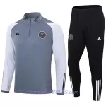 Inter Miami CF Chándal De Entrenamiento Hombre Cremallera Cuarto 23/24 Gris
