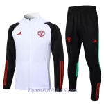 Manchester United Conjunto De Chaqueta De Entrenamiento Hombre 23/24 Blanca