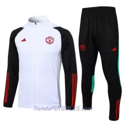 Manchester United Conjunto De Chaqueta De Entrenamiento Hombre 23/24 Blanca Manchester United Conjunto De Chaqueta De Entrenamiento Hombre 23/24 Blanca