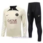 Paris Saint-Germain Chándal De Entrenamiento Hombre Cremallera Cuarto 23/24 Crema