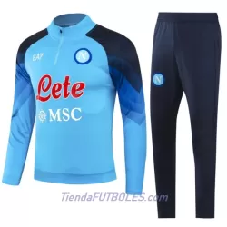 SSC Napoli Chándal De Entrenamiento Hombre Cremallera Cuarto 23/24 Azul