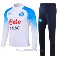 SSC Napoli Chándal De Entrenamiento Hombre Cremallera Cuarto 23/24 Blanca