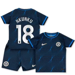 Conjunto Chelsea Nkunku 18 Niño Segunda 23/24 Conjunto Chelsea Nkunku 18 Niño Segunda 23/24