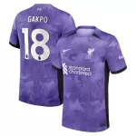 Camiseta Liverpool Gakpo 18 Hombre Tercera 23/24
